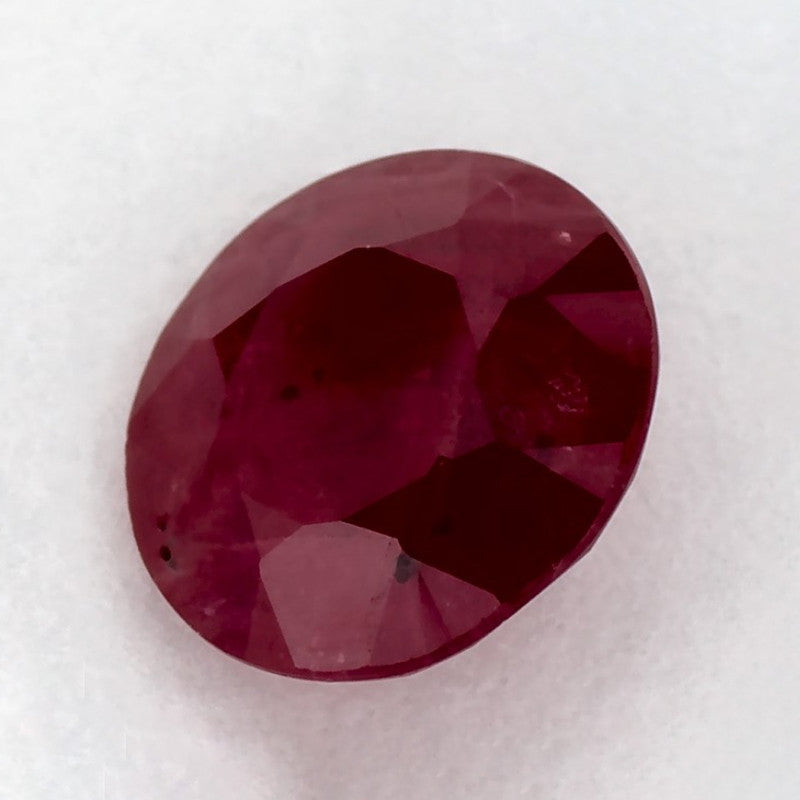 1.59 Carat Round Natural Red Ruby