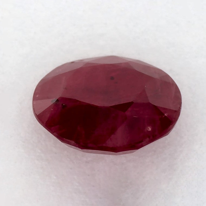 1.59 Carat Round Natural Red Ruby