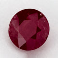 1.66 Carat Round Natural Red Ruby