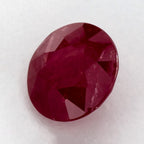 1.66 Carat Round Natural Red Ruby