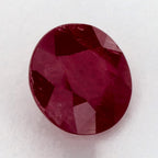 1.66 Carat Round Natural Red Ruby