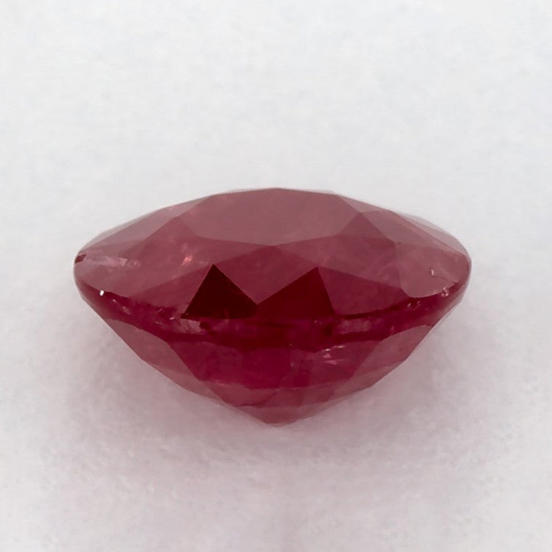 1.66 Carat Round Natural Red Ruby
