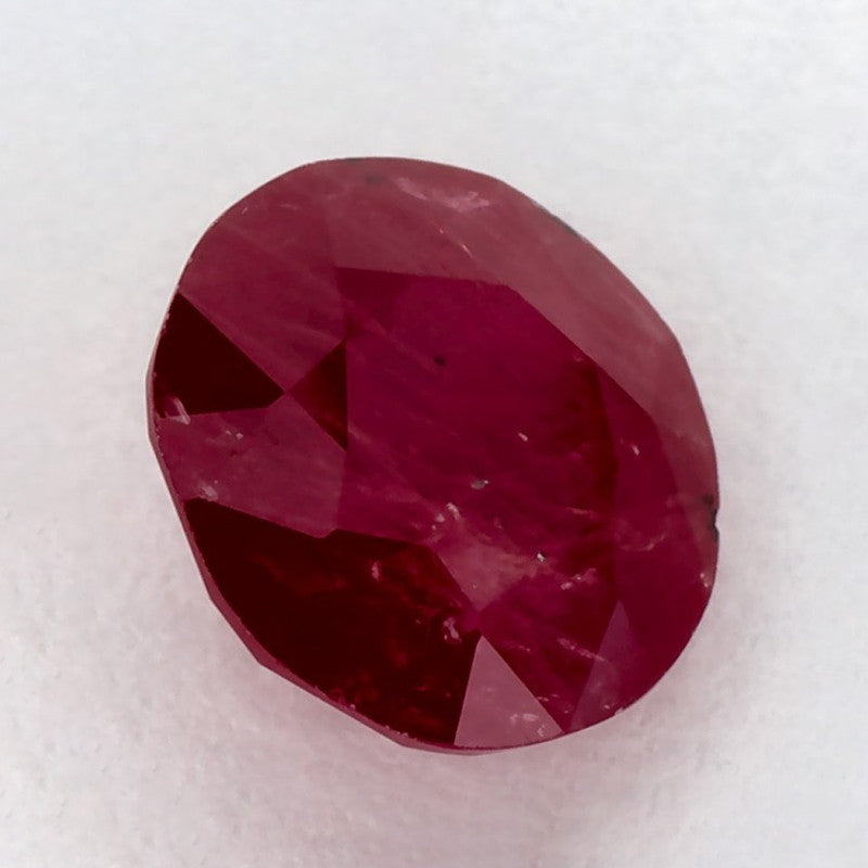 1.67 Carat Round Natural Red Ruby
