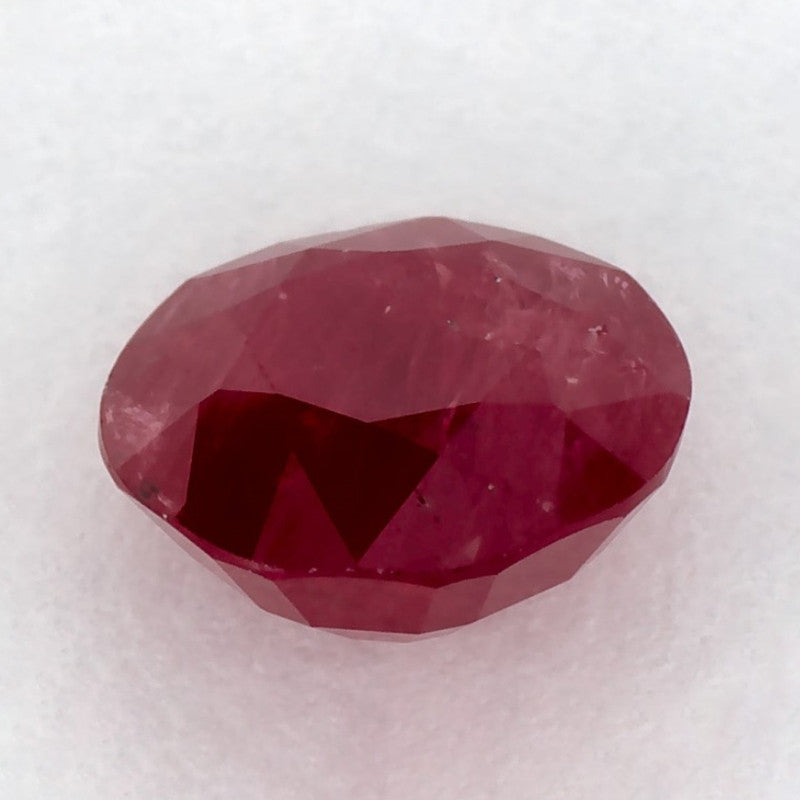 1.67 Carat Round Natural Red Ruby