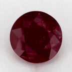1.74 Carat Round Natural Red Ruby