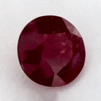 1.74 Carat Round Natural Red Ruby