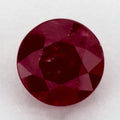 1.69 Carat Round Natural Red Ruby