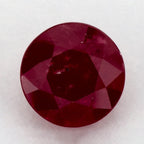1.69 Carat Round Natural Red Ruby
