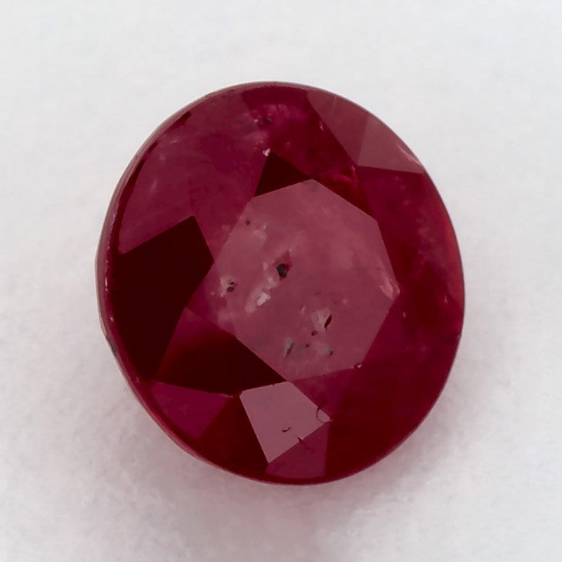 1.69 Carat Round Natural Red Ruby