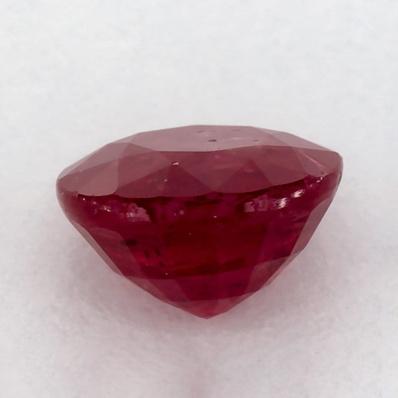 1.69 Carat Round Natural Red Ruby
