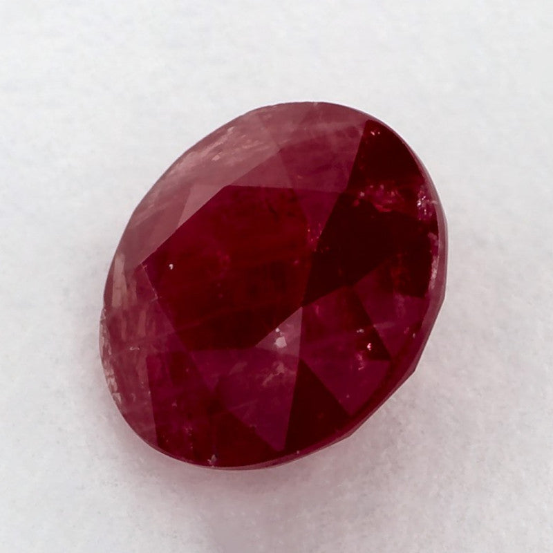 1.71 Carat Round Natural Red Ruby