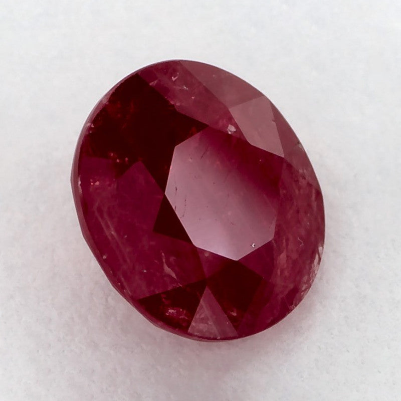 1.71 Carat Round Natural Red Ruby
