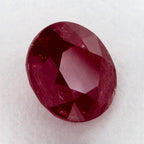 1.71 Carat Round Natural Red Ruby