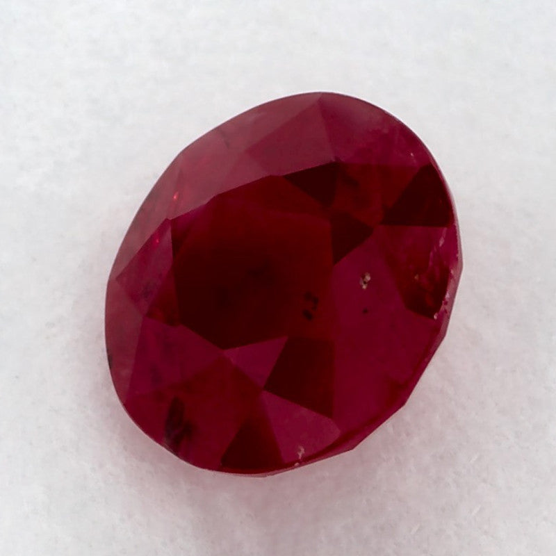 1.71 Carat Round Natural Red Ruby
