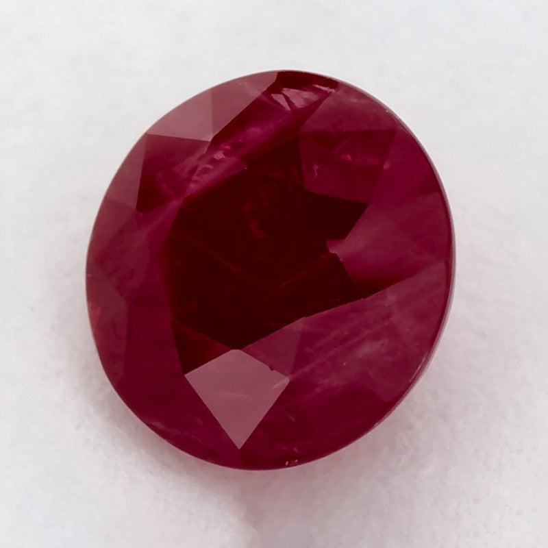 1.83 Carat Round Natural Red Ruby