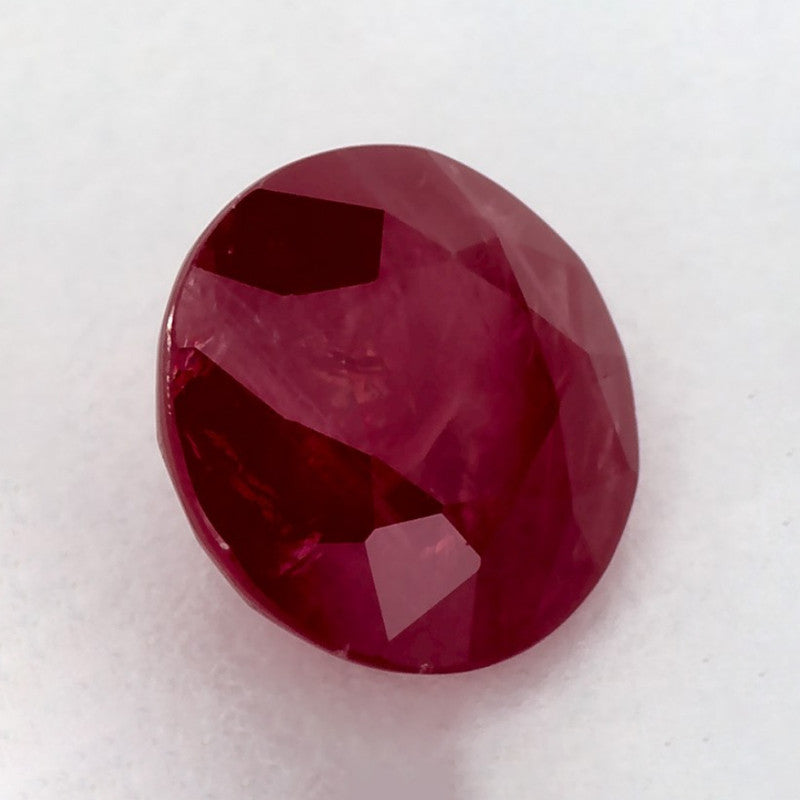 1.83 Carat Round Natural Red Ruby
