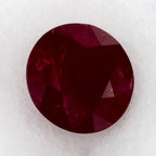 1.82 Carat Round Natural Red Ruby