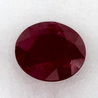 1.82 Carat Round Natural Red Ruby