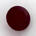 3.17 Carat Round Natural Red Ruby