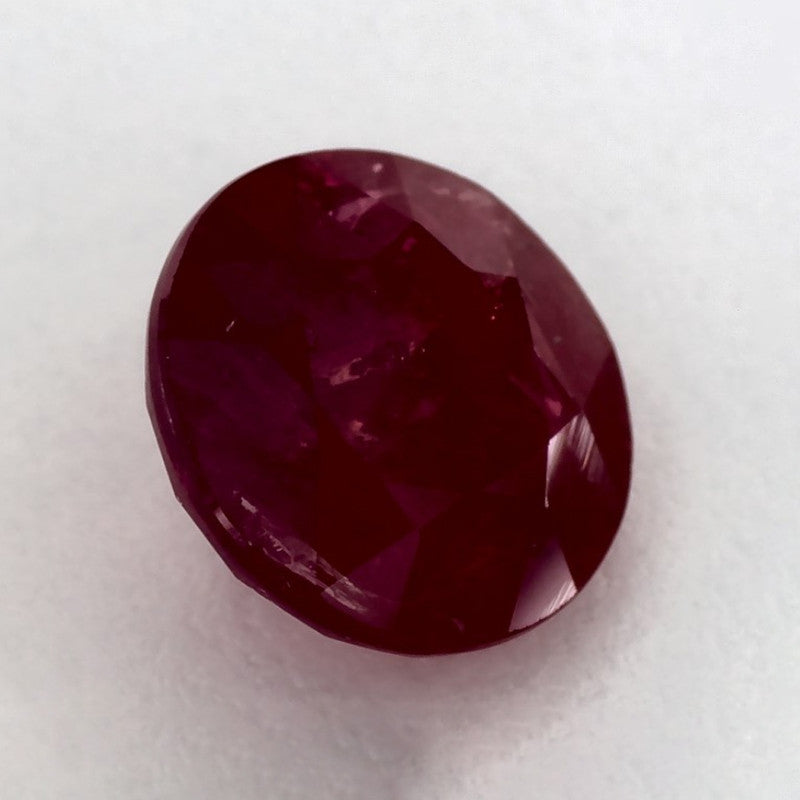3.25 Carat Round Natural Red Ruby