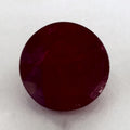 3.67 Carat Round Natural Red Ruby