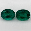2.43 Total Carat Weight Oval Natural Green Emerald