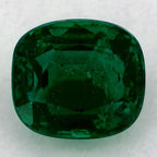 2.39 Carat Cushion Natural Green Emerald