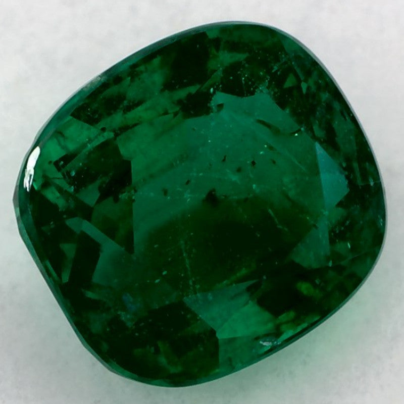 2.39 Carat Cushion Natural Green Emerald