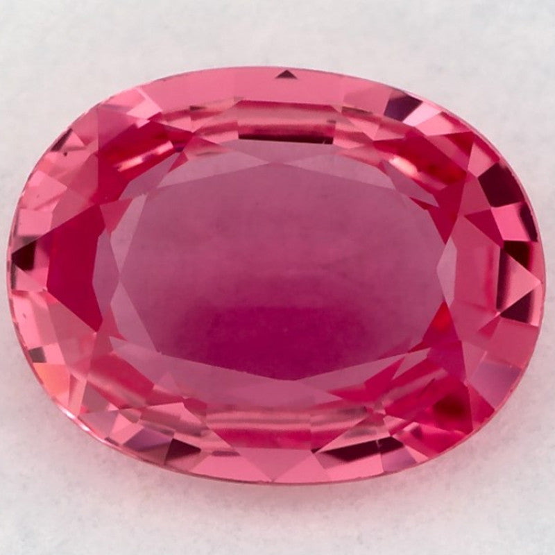 2.01 Carat Oval Natural Pink Sapphire