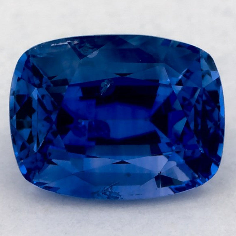 2.74 Carat Cushion Natural Blue Sapphire