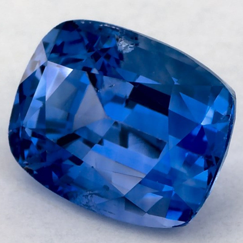 2.74 Carat Cushion Natural Blue Sapphire
