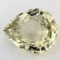 3.22 Carat Pear Natural Yellow Sapphire