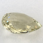 3.22 Carat Pear Natural Yellow Sapphire
