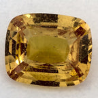 4.52 Carat Cushion Natural Yellow Sapphire