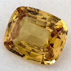 4.52 Carat Cushion Natural Yellow Sapphire