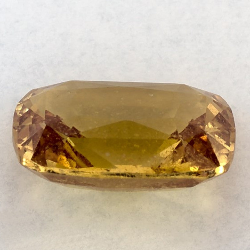 4.52 Carat Cushion Natural Yellow Sapphire