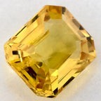 1.07 Carat Emerald Natural Yellow Sapphire