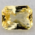 1.58 Carat Radiant Natural Yellow Sapphire