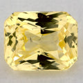 1.51 Carat Radiant Natural Yellow Sapphire