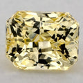 1.52 Carat Radiant Natural Yellow Sapphire