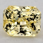 1.52 Carat Radiant Natural Yellow Sapphire