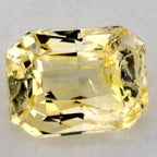 1.59 Carat Radiant Natural Yellow Sapphire