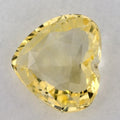 1.59 Carat Heart Natural Yellow Sapphire
