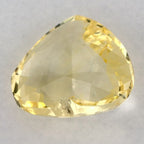 1.59 Carat Heart Natural Yellow Sapphire