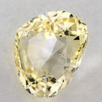 1.61 Carat Heart Natural Yellow Sapphire