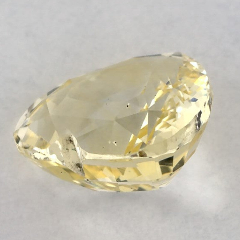 1.61 Carat Heart Natural Yellow Sapphire