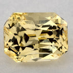1.43 Carat Radiant Natural Yellow Sapphire