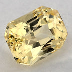 1.43 Carat Radiant Natural Yellow Sapphire