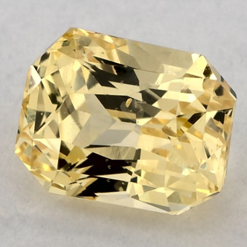 1.43 Carat Radiant Natural Yellow Sapphire