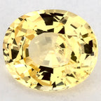 1.07 Carat Oval Natural Yellow Sapphire